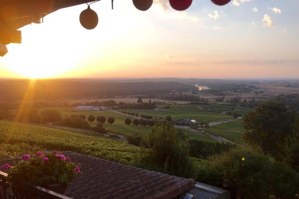 Apartamento Vue Panoramique Sur Le Vignoble Sancerre Exterior foto